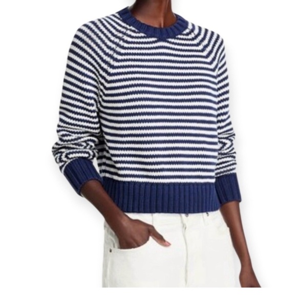 Vineyard Vines Sweaters - Vineyard Vines Blue and White Striped Sweater